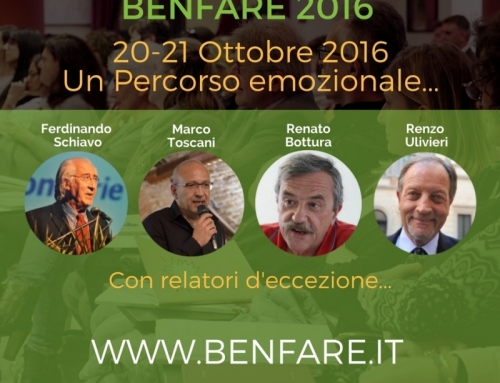 Benfare 2016 – 21 ottobre: La plenaria emozionale